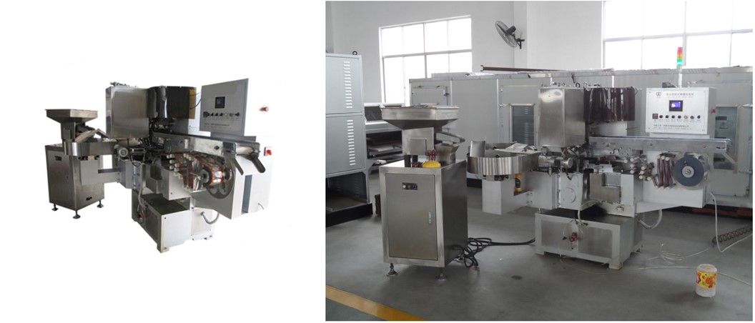 Double twist lollipop packing machine