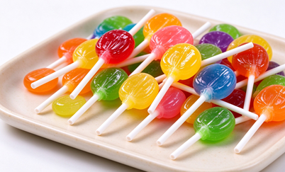 Center-filled lollipops